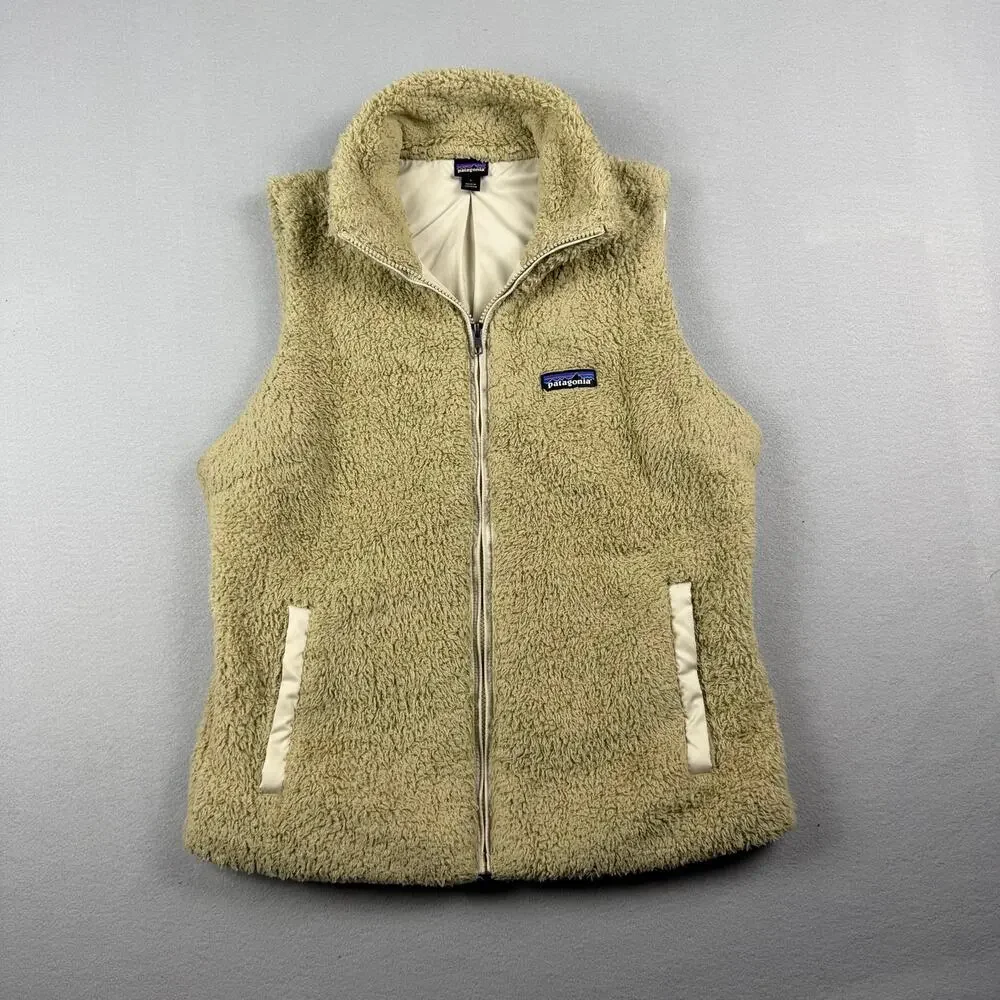 Patagonia Los Gatos Fleece Vest Beige Women’s L